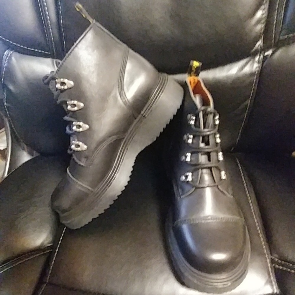 Wicked road warriors all leather biker boots